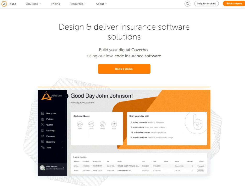 Insly Insurance Software
